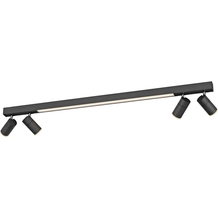 Lines Spot LED-Deckenlampe, 120 cm, graphite - PURE PURE Lines Spot - Wohnzimmer - Modern - Metall - Eckig
