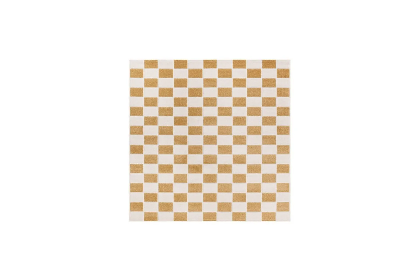 Wiltonmatta Hawaii Chess 280x280 cm, Gul - 280x280 cm, Gul