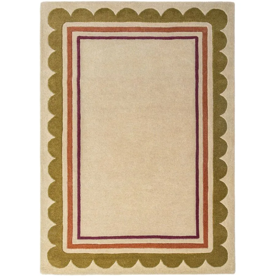 Teppich Lansing NATUR Welle, Düne 100% Wolle 120 x 170 cm