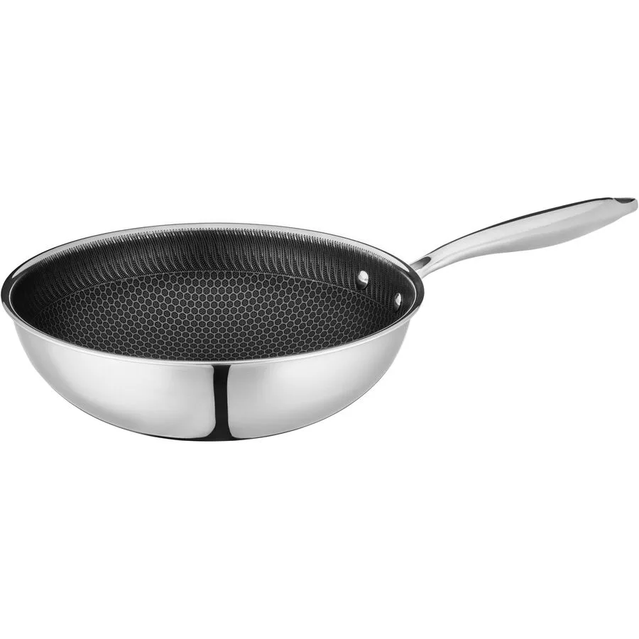 MÄSER Wok Hestia Schwarz/Silber Edelstahl 30 cm