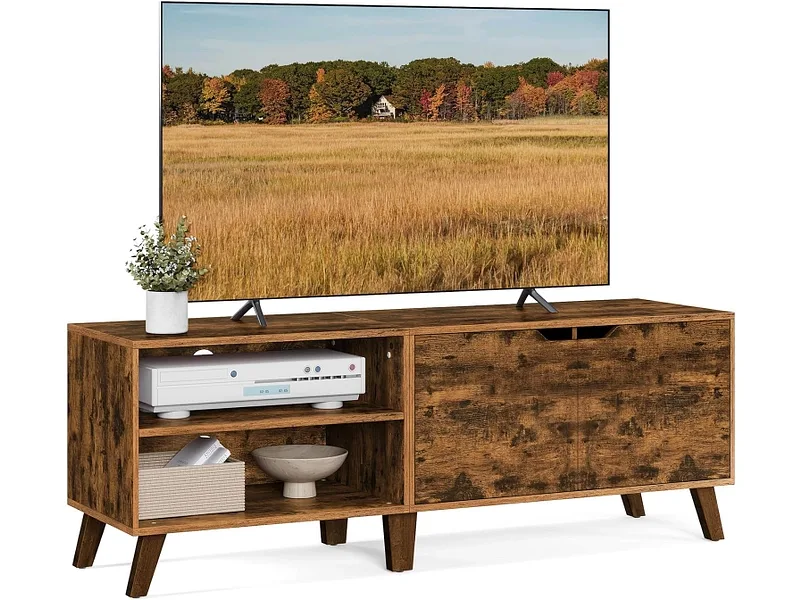 SONGMICS TV-Möbel RUSTIK 140cm braun