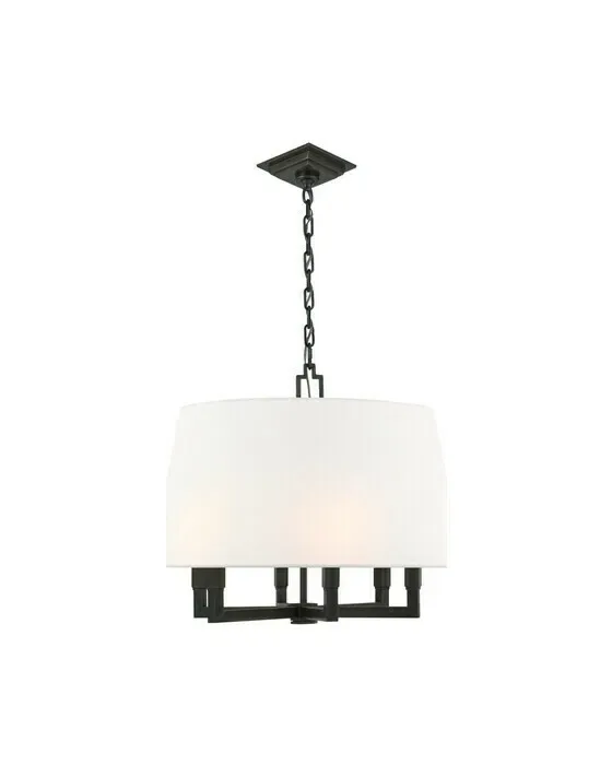 Square Tube Hanging Shade Bronze
