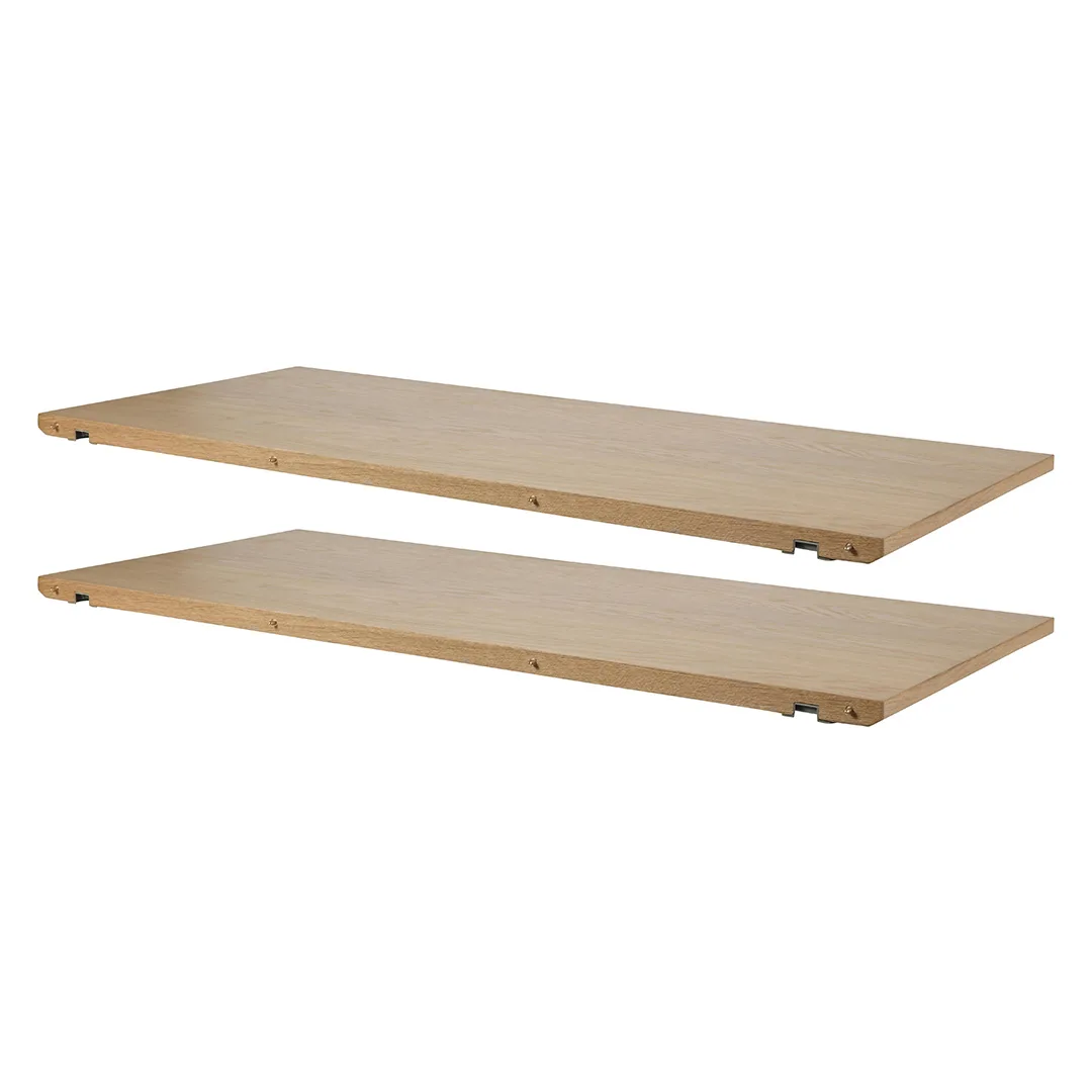 Martha Zusatzplatten 2 x 45 cm für Martha Esszimmertisch gelaugt.
