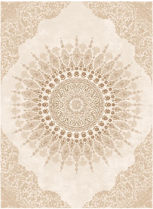 Wilton-teppe - Sandrigo (beige) (Størrelse: 130 x 190 cm)