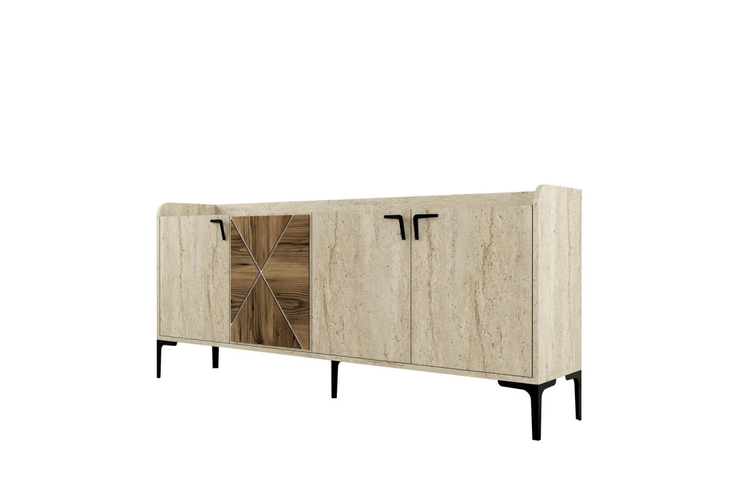 Hungirr Konsollbord 180 cm - Valnöt/Beige