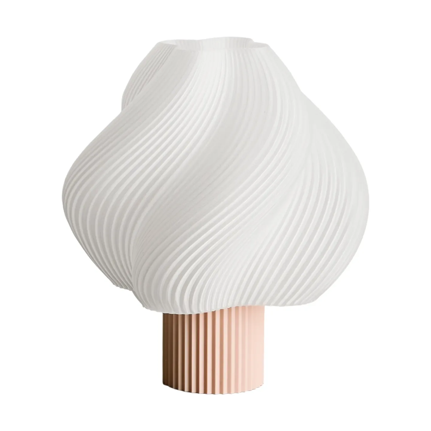 Crème Atelier Soft Serve tragbare Tischleuchte Walderdbeere, 23 cm