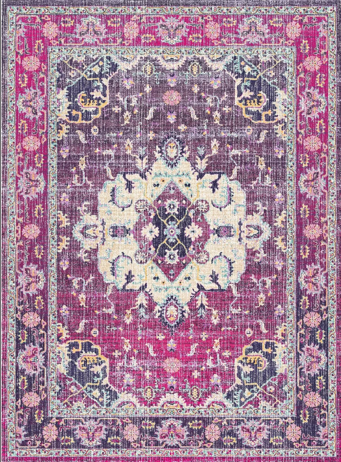 Wilton-teppe - Siliana (rosa) (Størrelse: 160 x 230 cm)