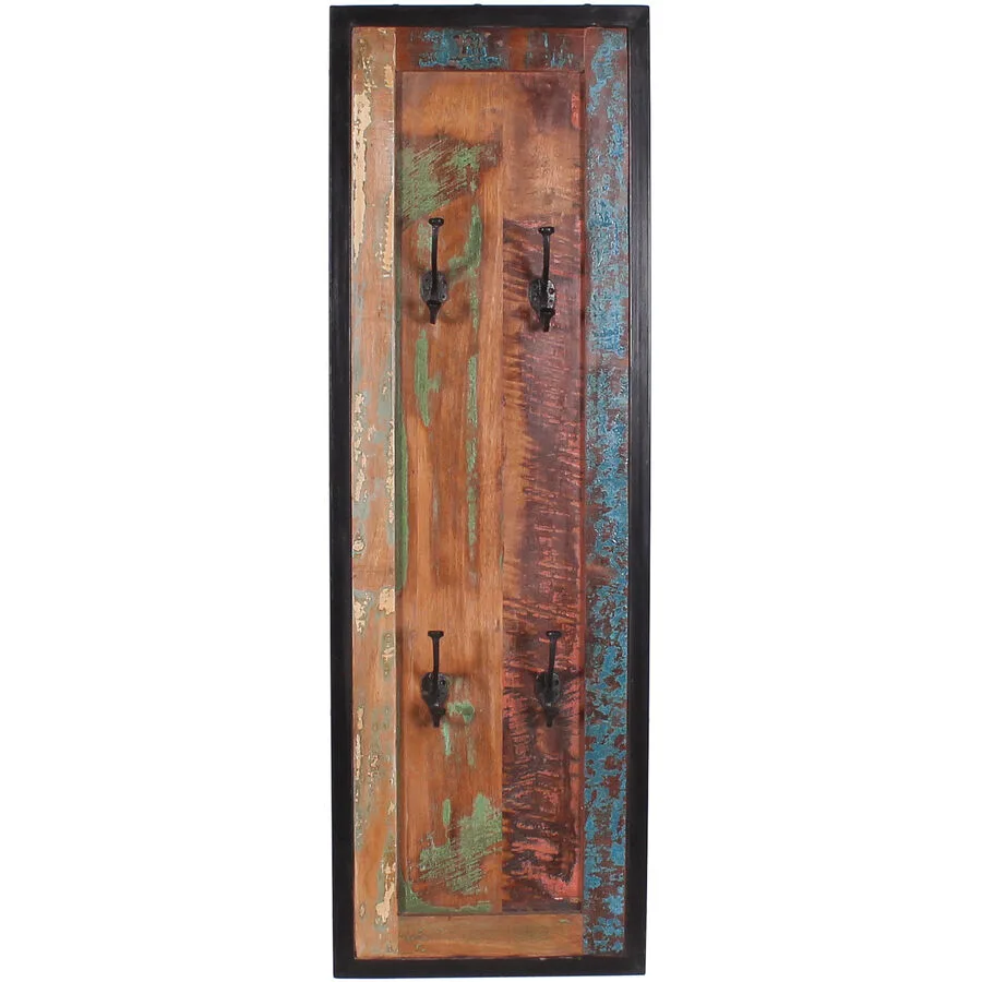Garderobenpaneel Indo bunt Holz/Metall B 35 T 3 H 110 cm