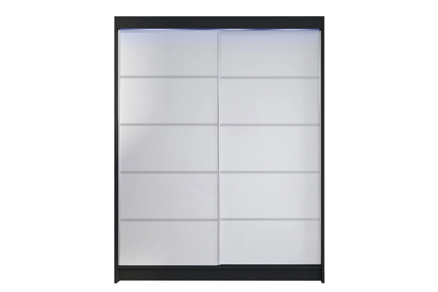 Pickering Garderob 150x200 cm - Svart/Vit