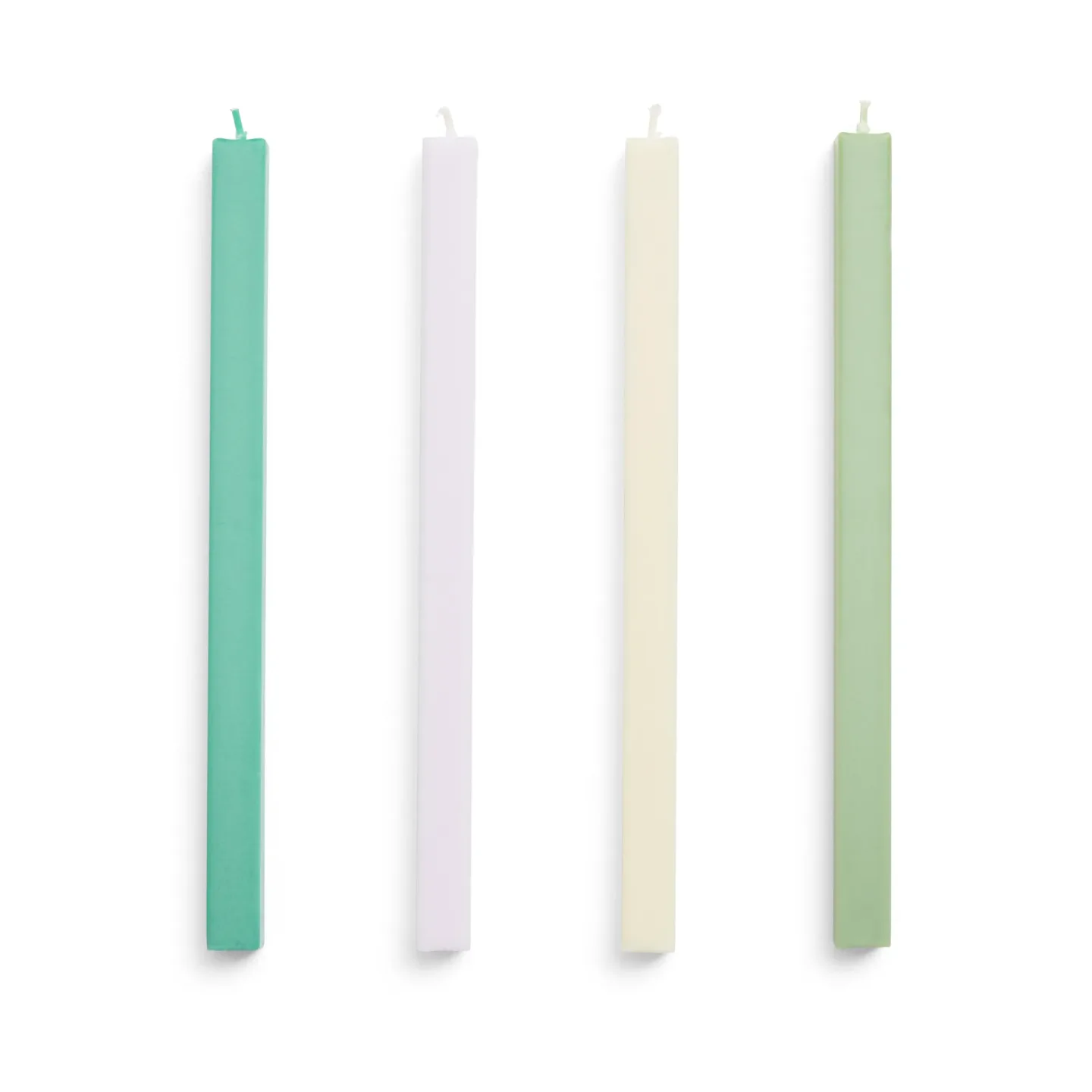 HAY Square Candle Kerzenmix 4er-Pack Pastel