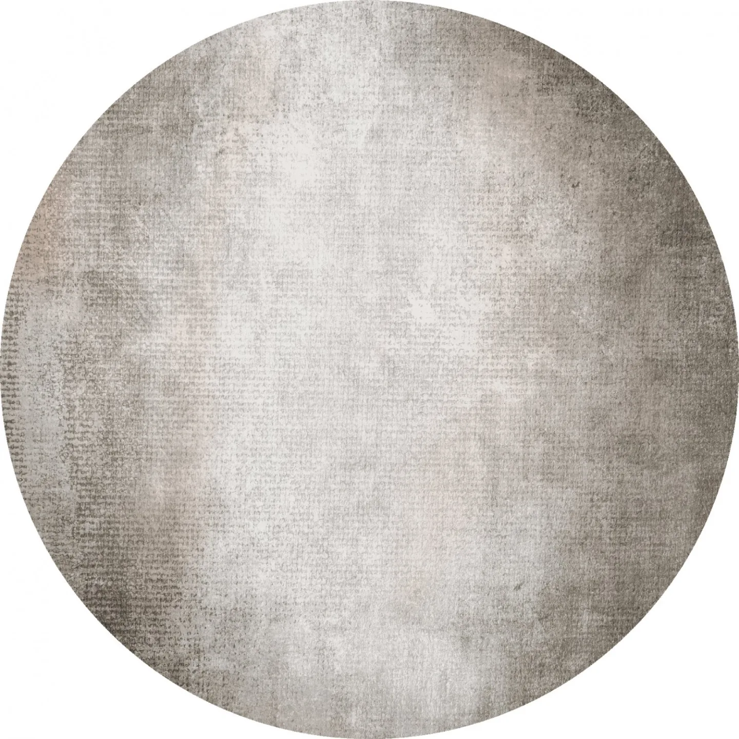 Rundt teppe - Riano (grå) (Størrelse: Ø 120 cm)