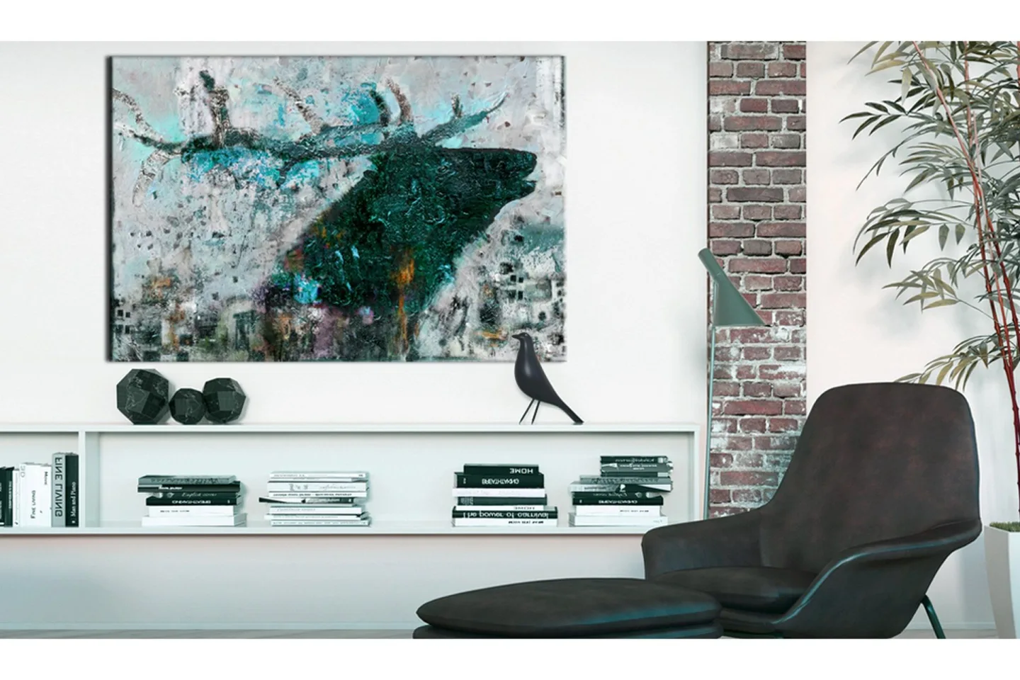 Tavla Sapphire Deer 60x40 cm -