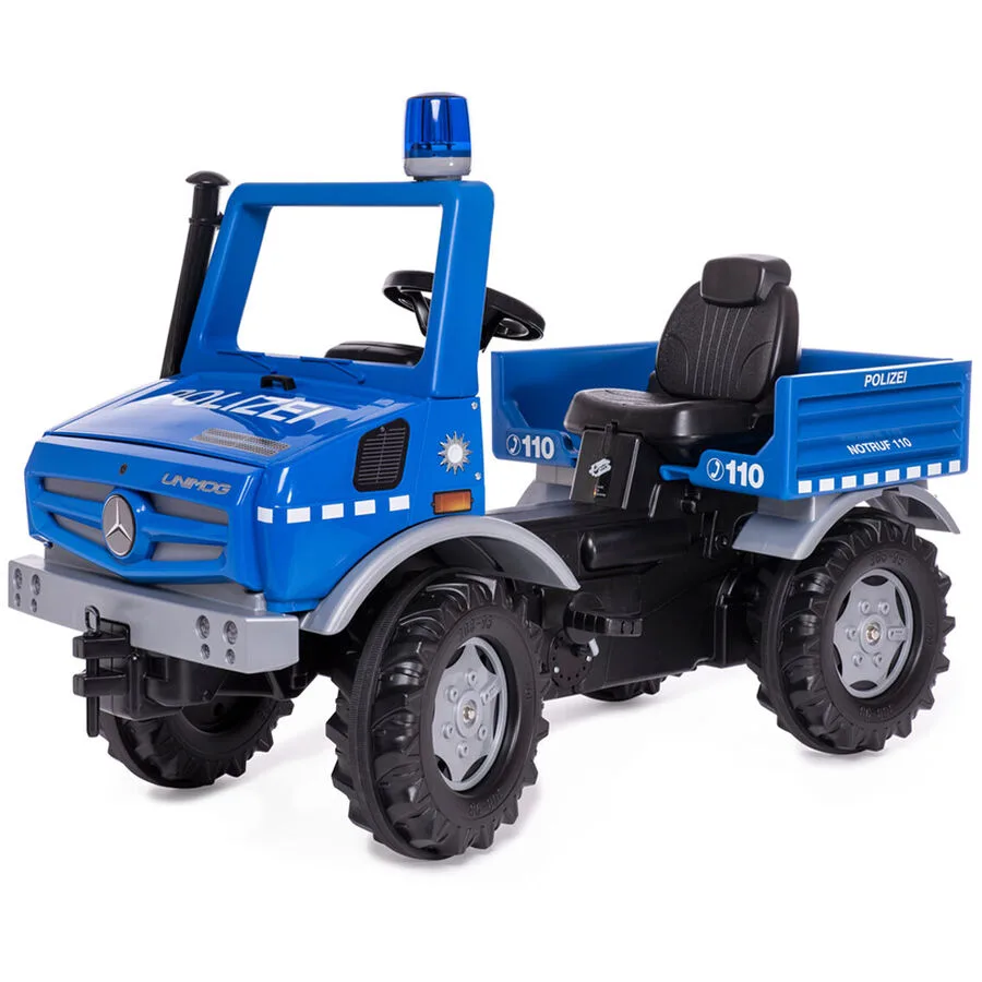 RollyUnimog Polizei Rolly Toys Blau Kunststoff