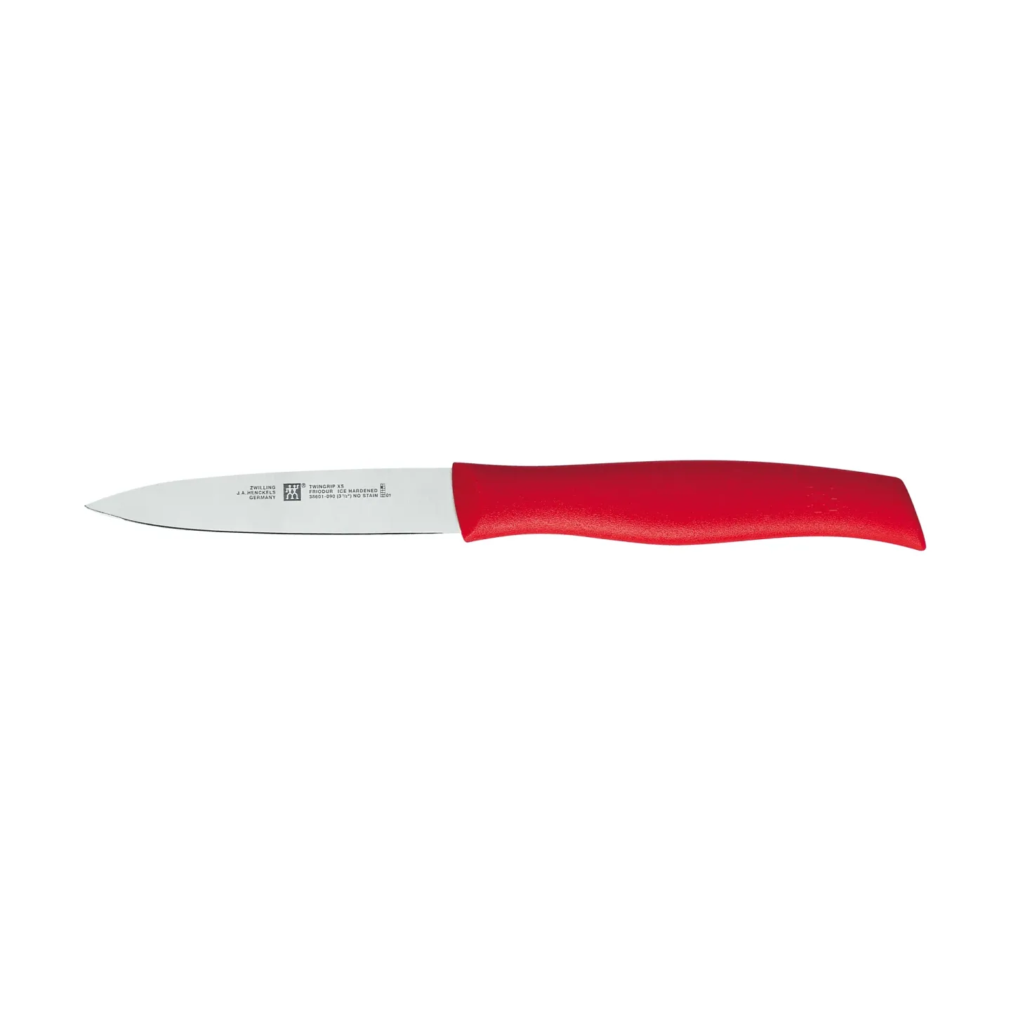 Zwilling Zwilling Twin grip spetsig grönsakskniv 9 cm Röd-rostfritt stål