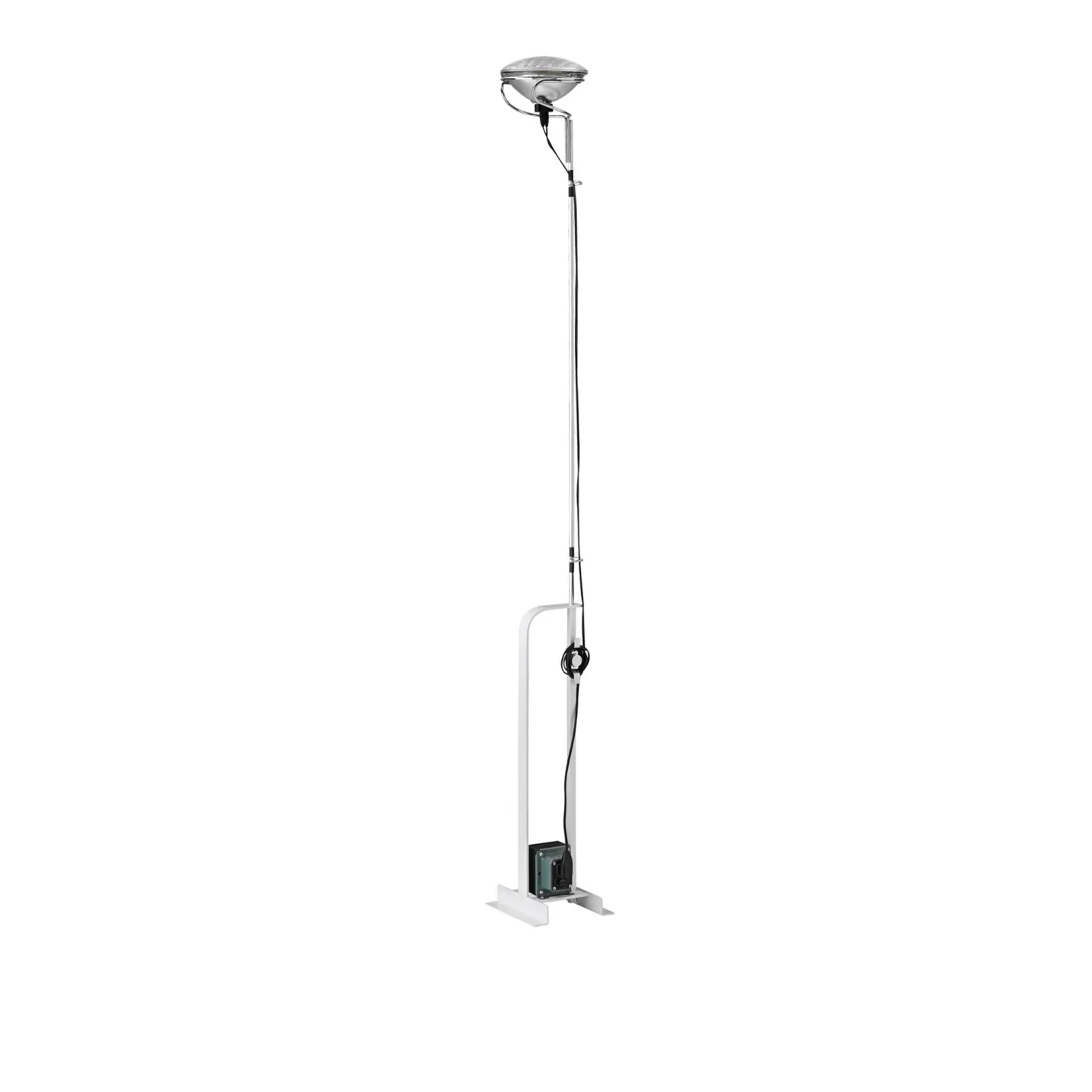 Flos - Toio Led golvlampa vit - Uplight - Achille Castiglioni,Pier Giacomo Castiglioni - Vit