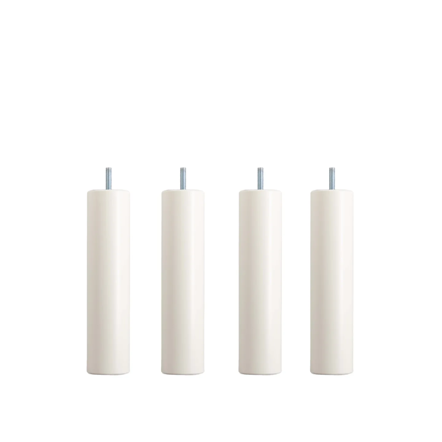 DUX - Dux SC sängben rund vit 30 cm 4-pack - Sängben - Träfärgad - Trä