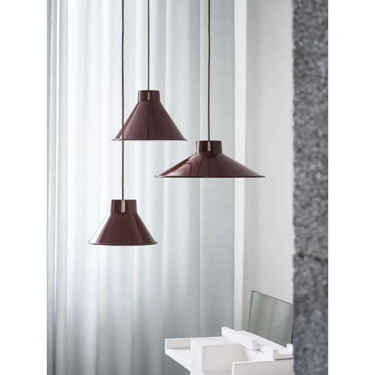Top Pendel Ø36 Deep Red - Muuto - Spisestue - Design - Metall