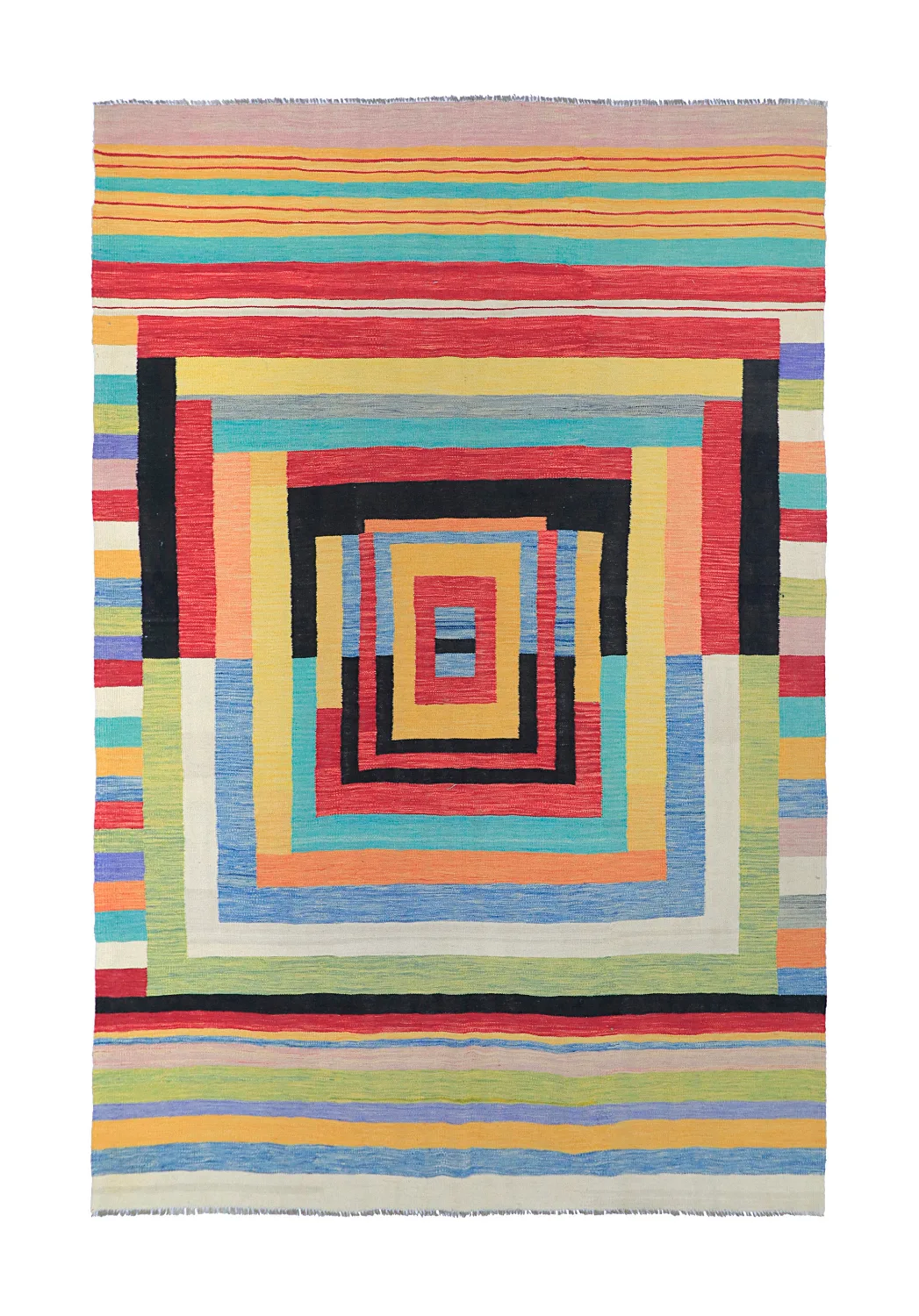 Orientalsk Teppe - Kelim Hand Woven - 201 x 299 cm (Størrelse: 201 x 299 cm)