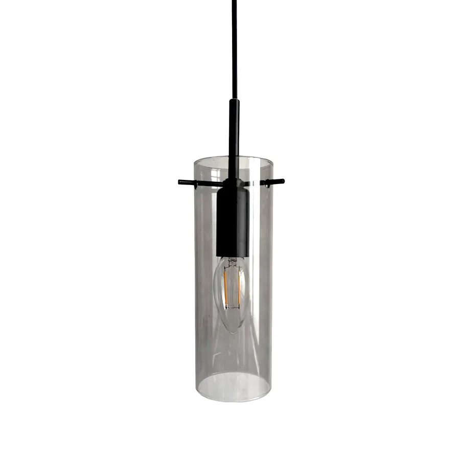 Nordic Lighting - Cilinda Ø7 - Fönsterlampa - Svart/Rökfärgad
