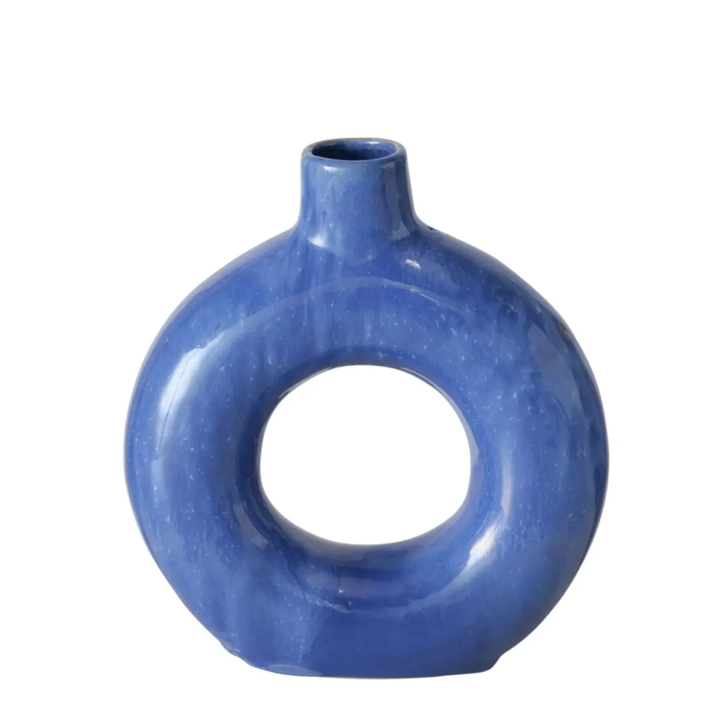 Boltze Vase Peruya Blau H: 21cm | Schubiger Möbel