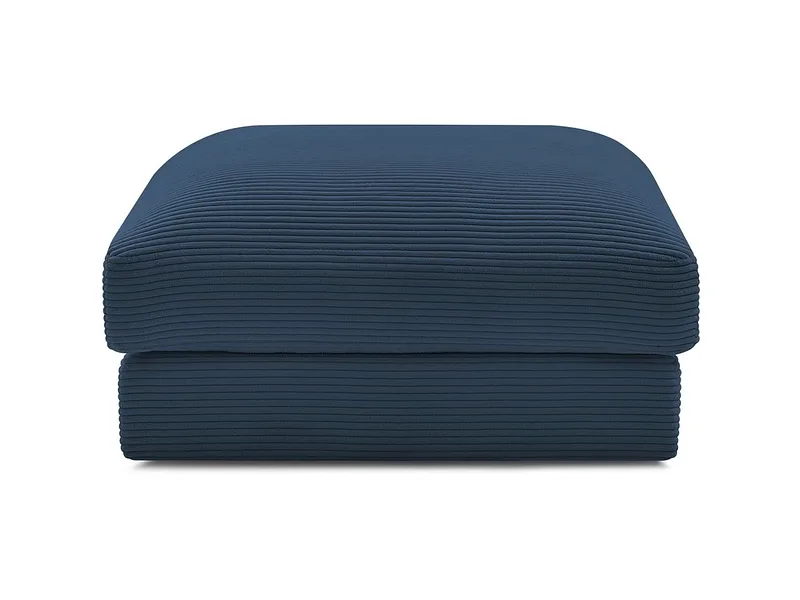 Sitzsack BOBOCHIC LEONARD 86x86x43cm cord-stoff dunkelblau