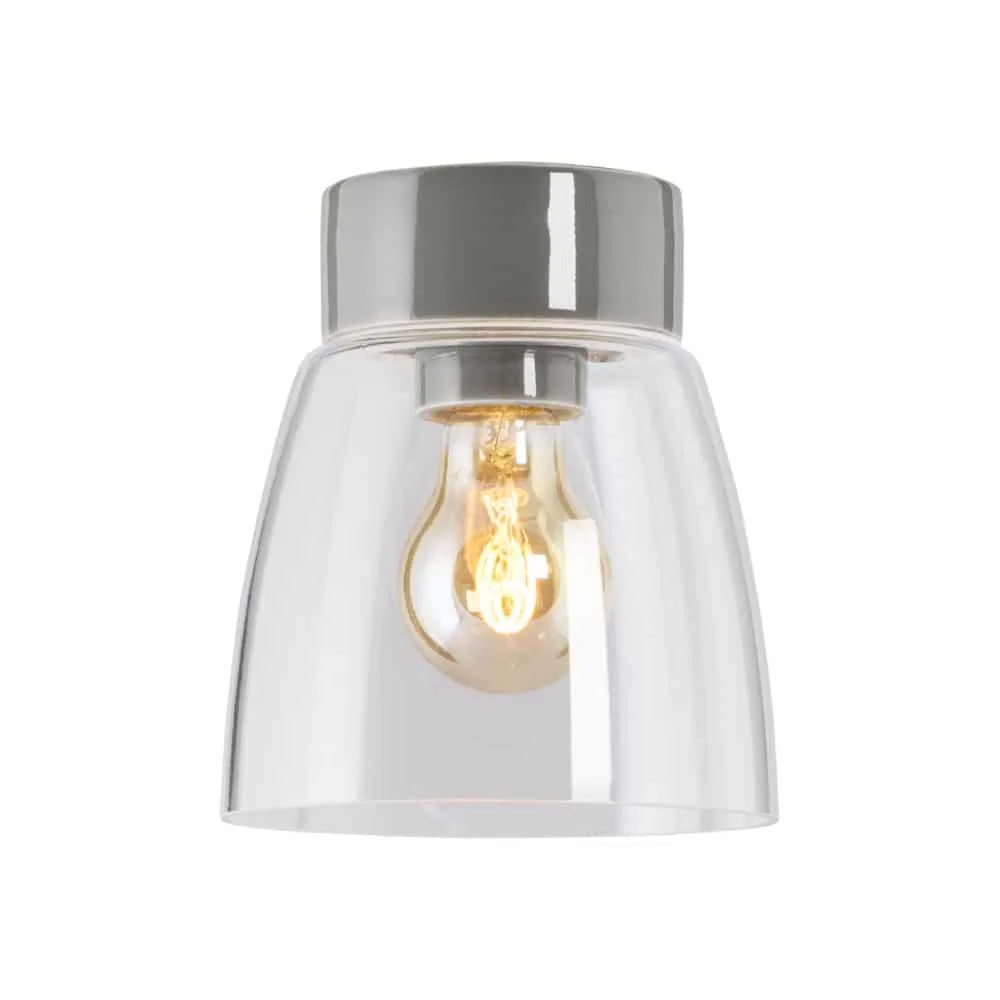 Ifö electric - Open Klara Ø15 - Badrumslampa - Grå