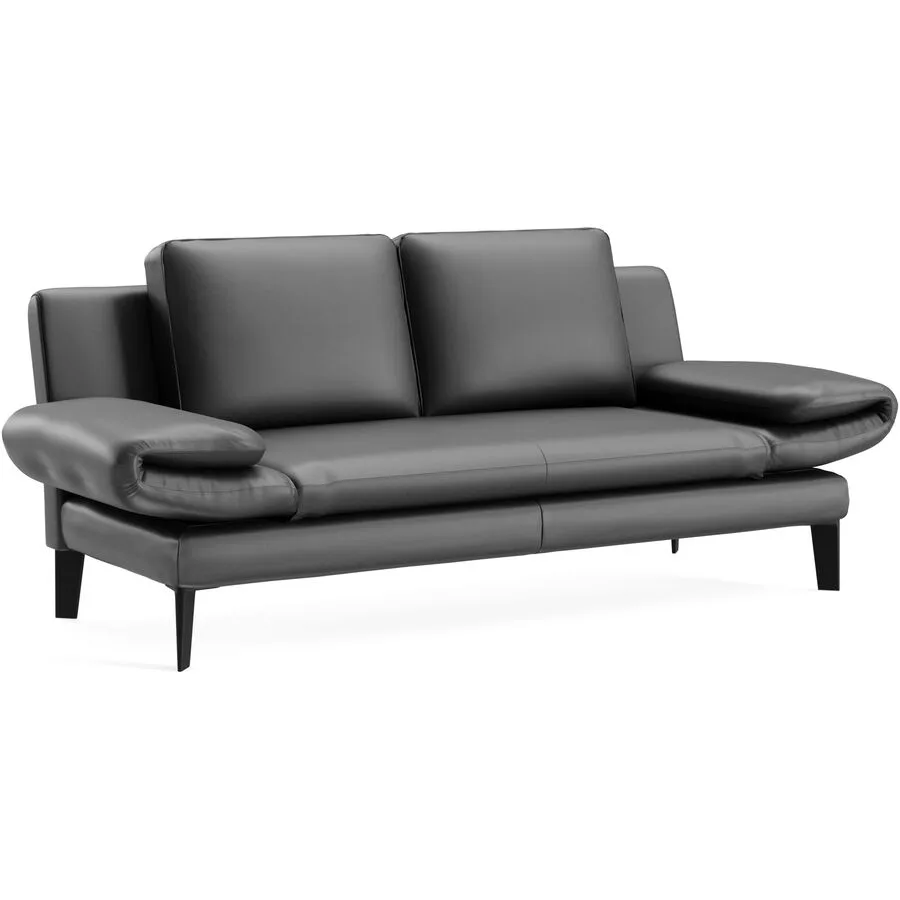 Sofa Jarek Leder anthrazit B 281 T 83 cm - Möbel Konfigurator: Traummöbel individuell zusammenstellen
