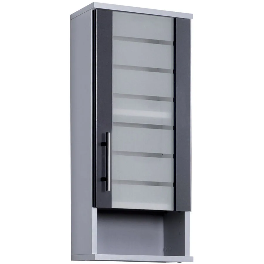 Hängeschrank Nikom Silber Holzwerkstoff 30.3 cm 20.5 cm 70.8 cm