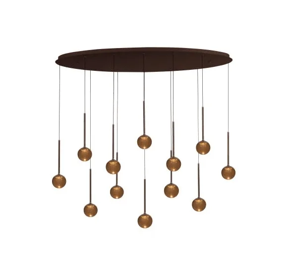 Lucide - Calina 143cm - Taklampa - Brun