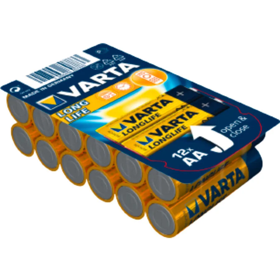 Varta Longlife Extra AA 12er Big Box