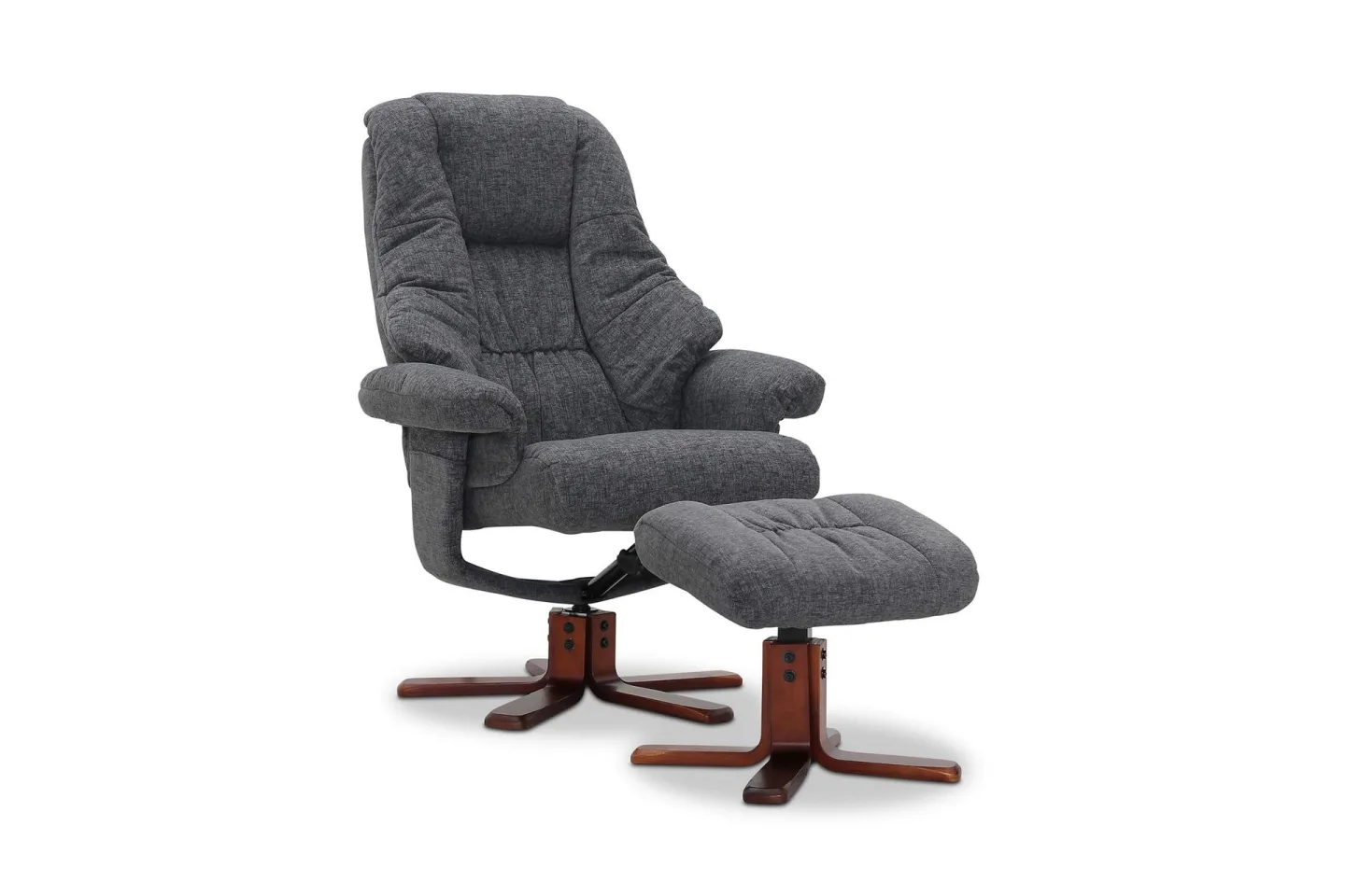 Comfy Fåtölj med Snurr Tyg - Grå