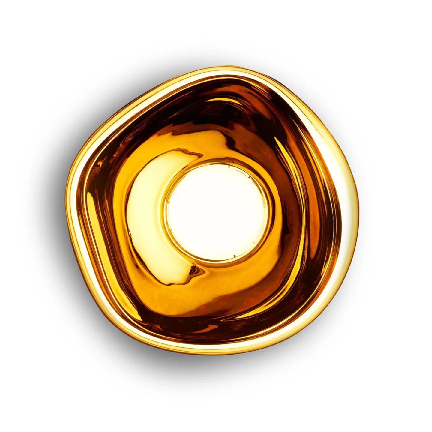 Tom Dixon - Melt Surface, Gold LED - Vägglampor - Koppar - Plast