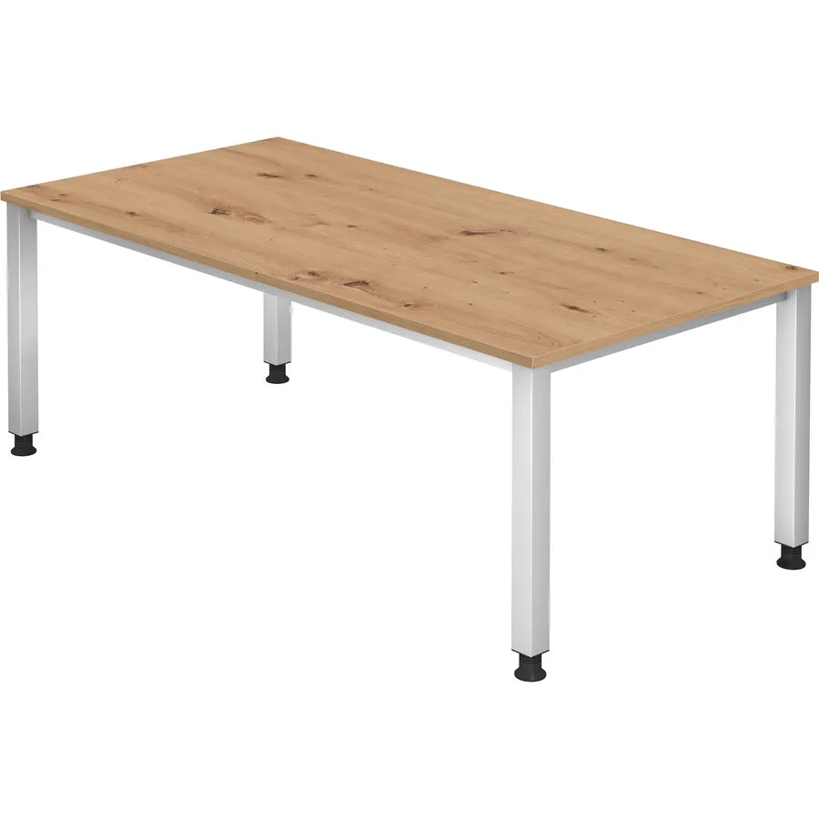 Schreibtisch Office Asteiche Holzwerkstoff B 200 T 100 cm