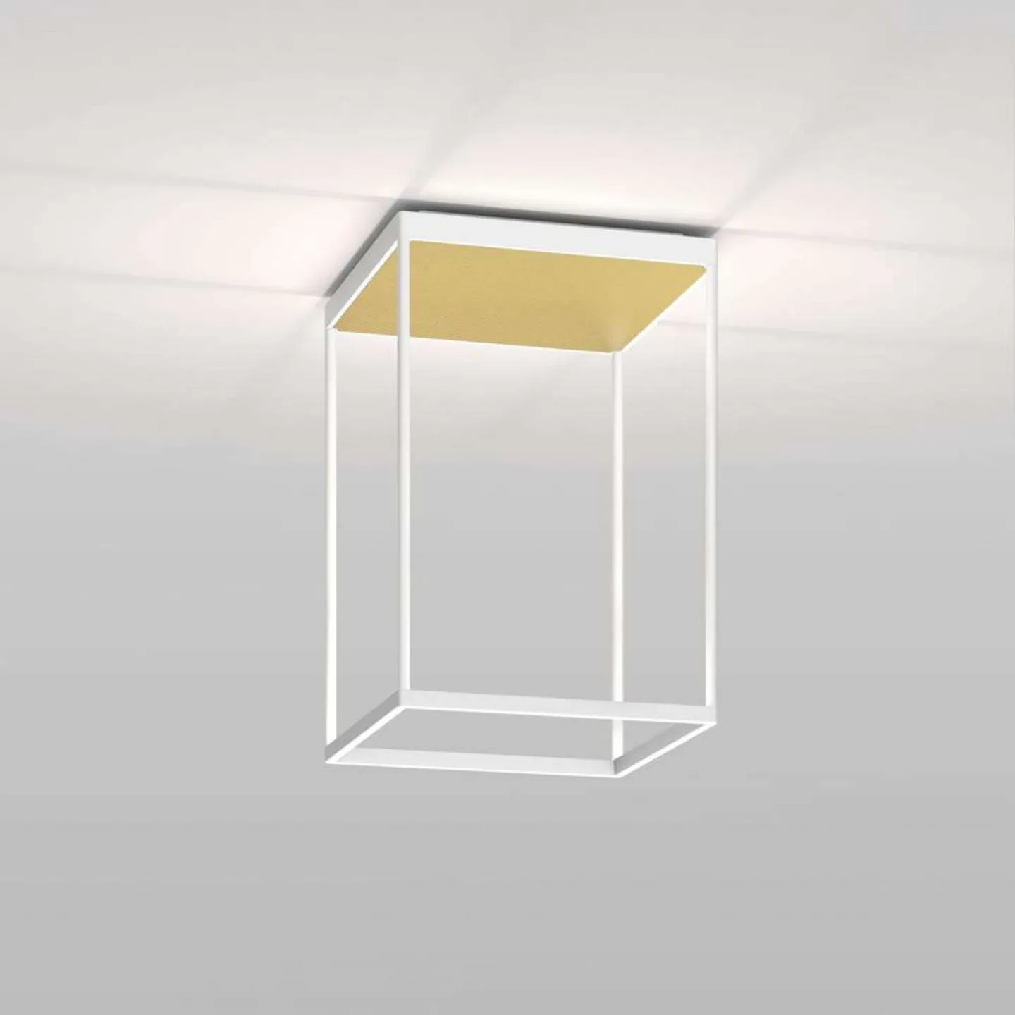 Reflex 2 LED-taklampa, vit/guld, 45 cm - Serien Lighting - Aluminium