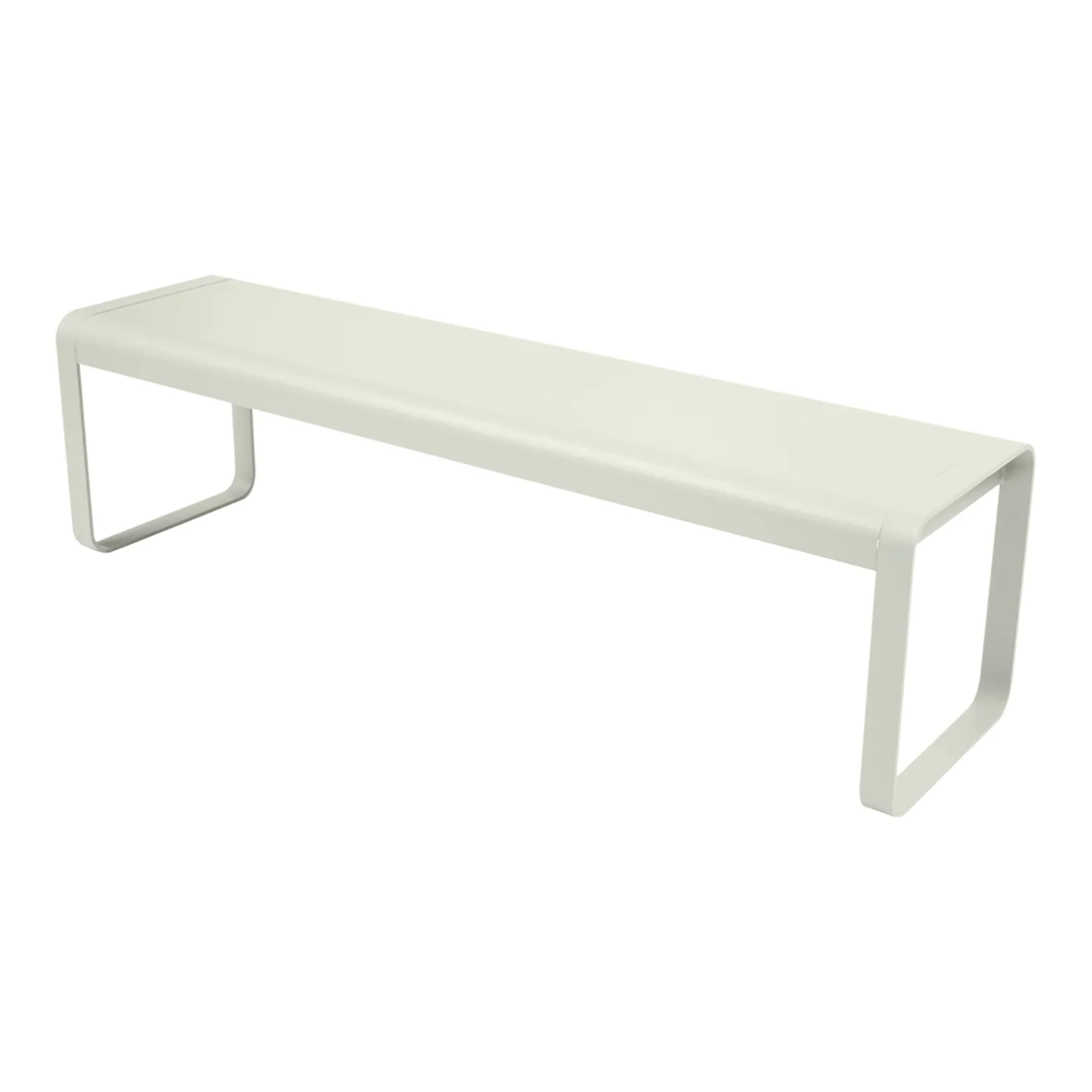 Fermob - Bellevie Bench Clay Grey A5 - Trädgårdsbänkar - Pagnon & Pelhaître - Grön,Grå - Metall