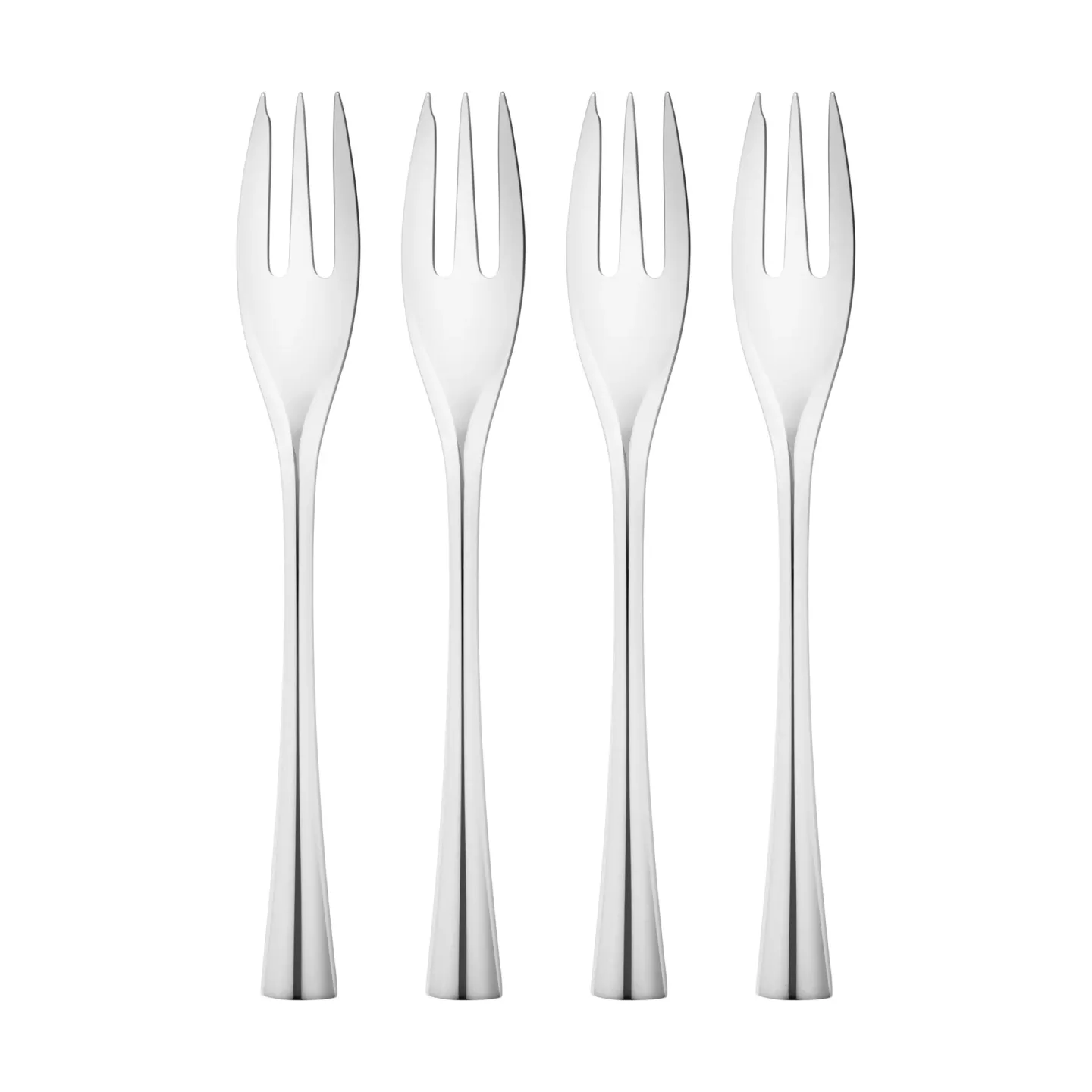 Georg Jensen Cobra Tortengabel 4er Pack Edelstahl