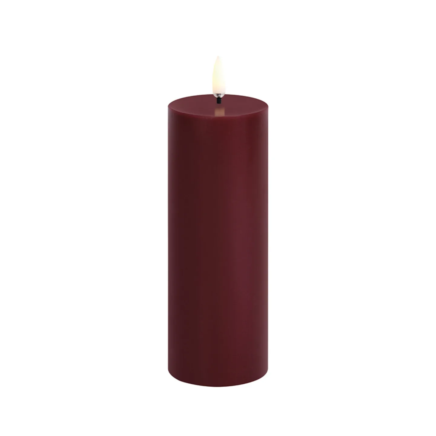 Bloklys LED 5,8x15,2 cm Wine Rød/Smooth - Uyuni Lighting - Stue - Andet