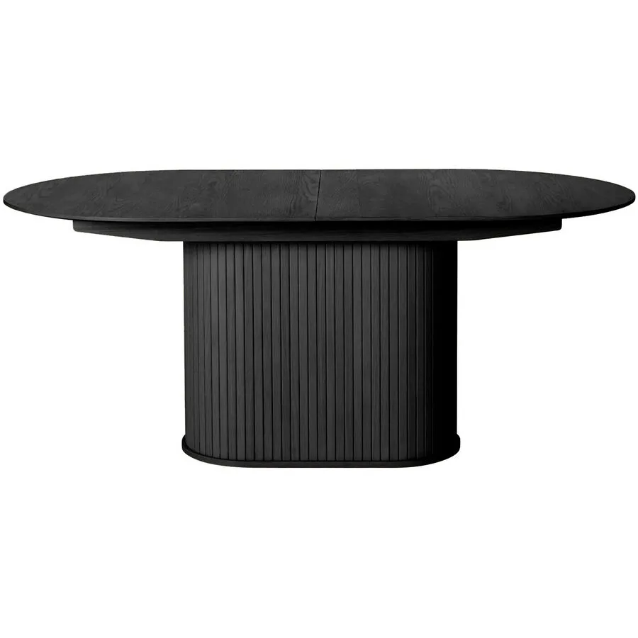 Esstisch ausziehbar Norma Schwarz MDF/Holzwerkstoff B 180 T 95 cm