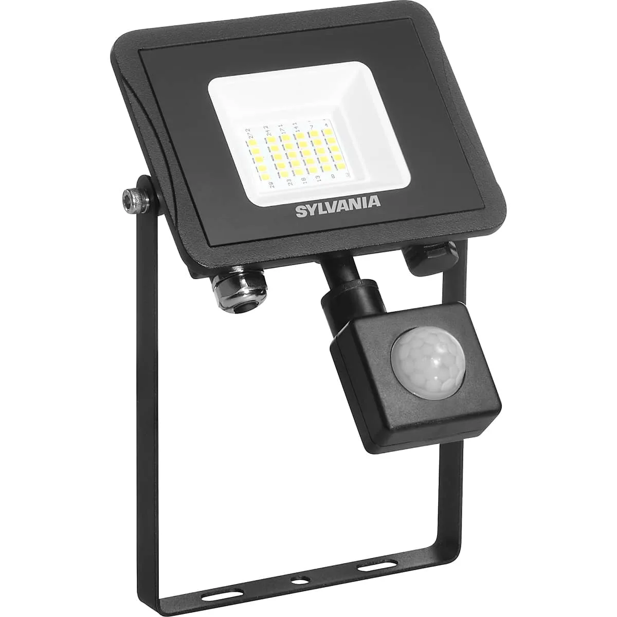 Strålkastare Sylflood IP65 PIR 2000lm 840 Svart