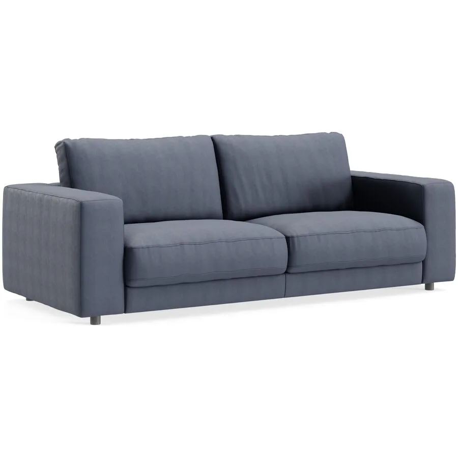 Sofa Ava Bezug: 100% Polyester navy B 230 T 107 cm - Möbel Konfigurator: Traummöbel individuell zusammenstellen