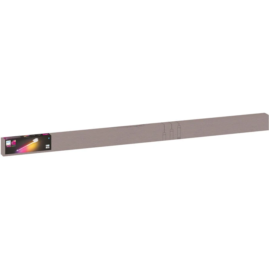 Deckenlampe Philips Hue Kunststoff 29.5 W 146.4 cm - Farbe: schwarz - LED - Lichtfarbe: Extra warmweiss - Helles Neutralweiss - Deckenlampe