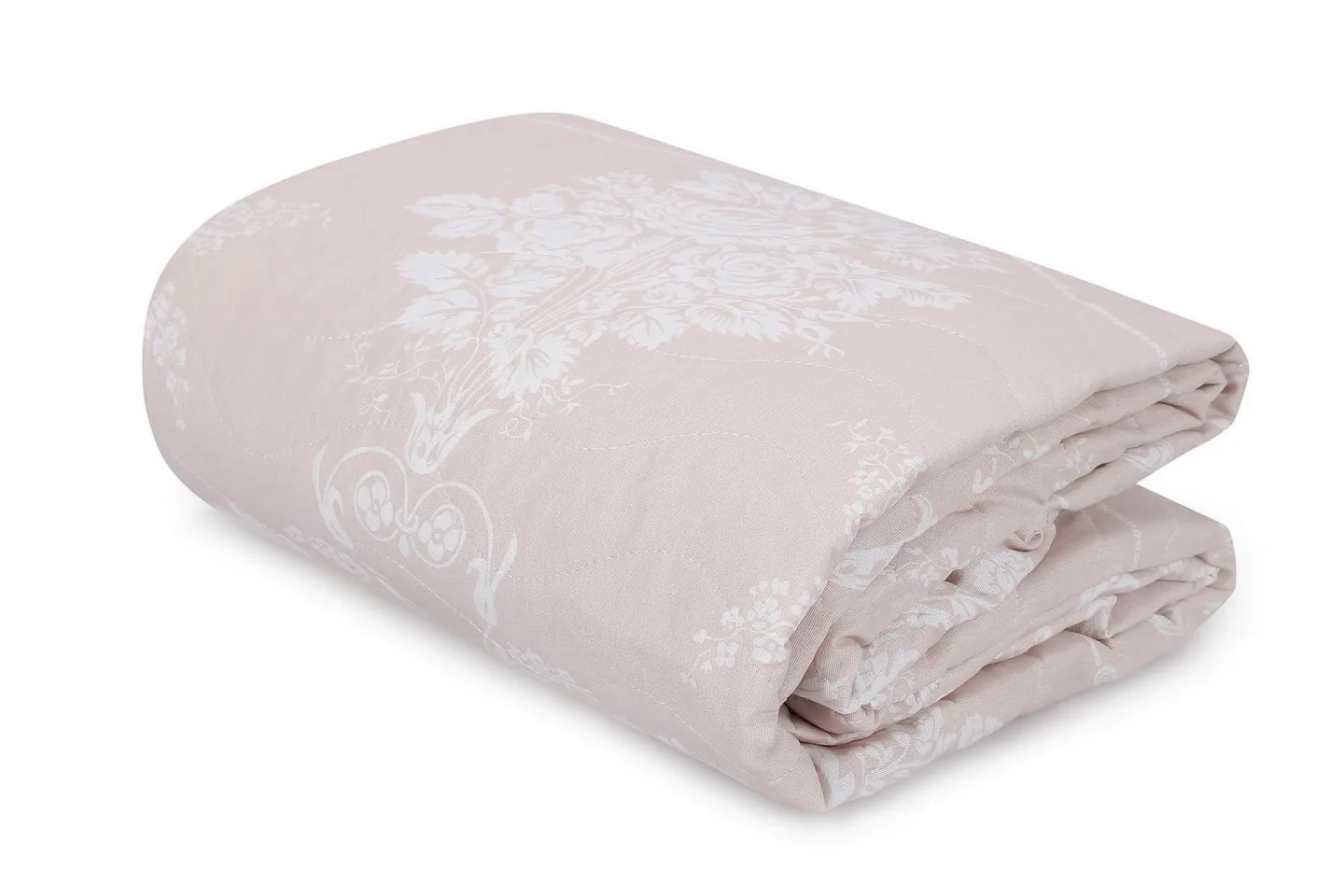 EnLora Home Överkast Dubbelt 200x220+2 Kuddfodral - Beige/Vit