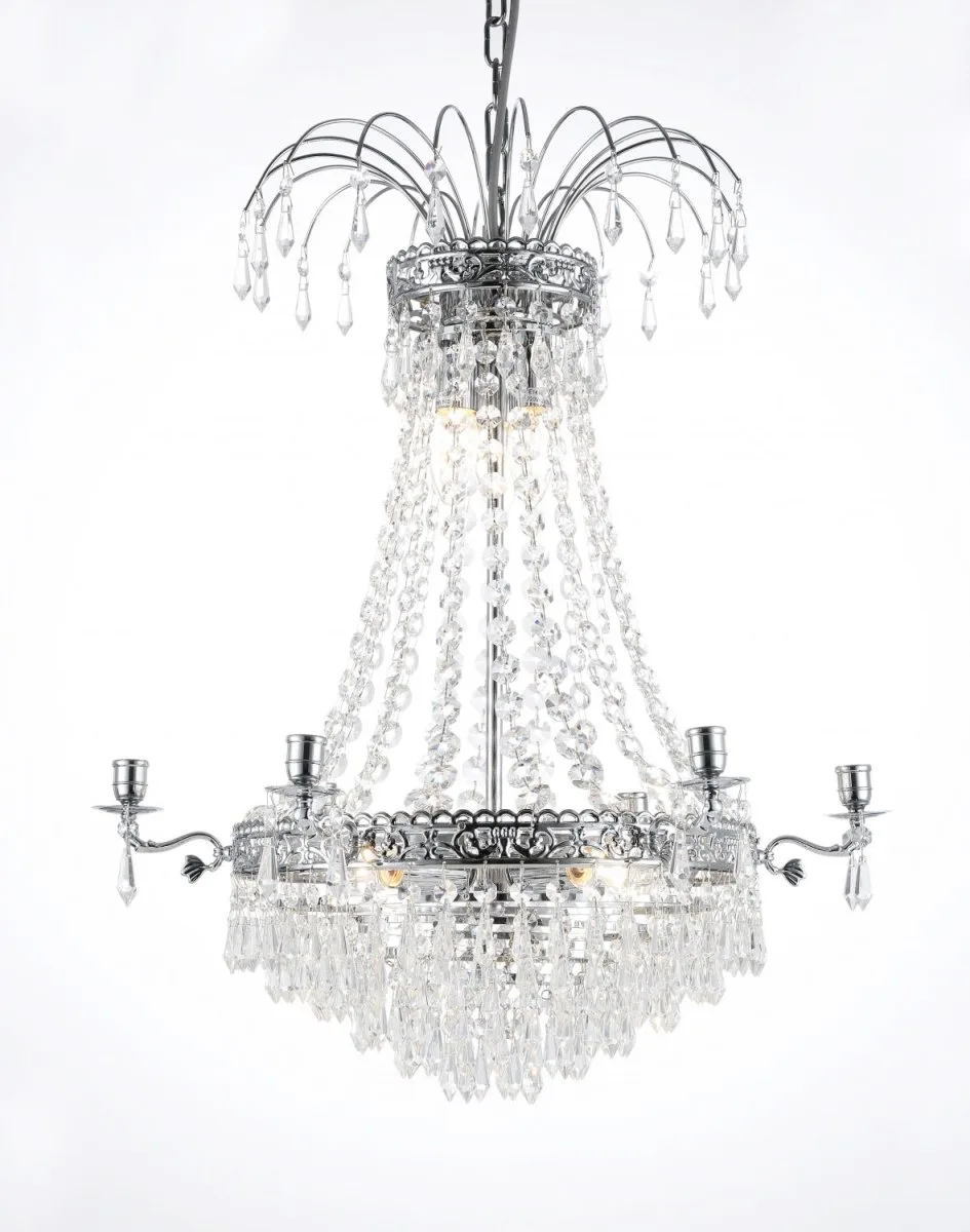 Norrsken Design - Empire Classic Ø55 - Kristallkrona - Krom