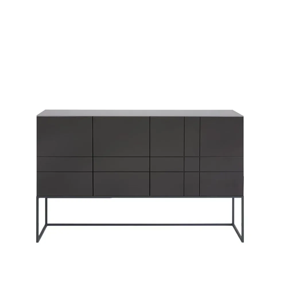 Asplund Kilt Light 137 sideboard taupe, 3 dörrar