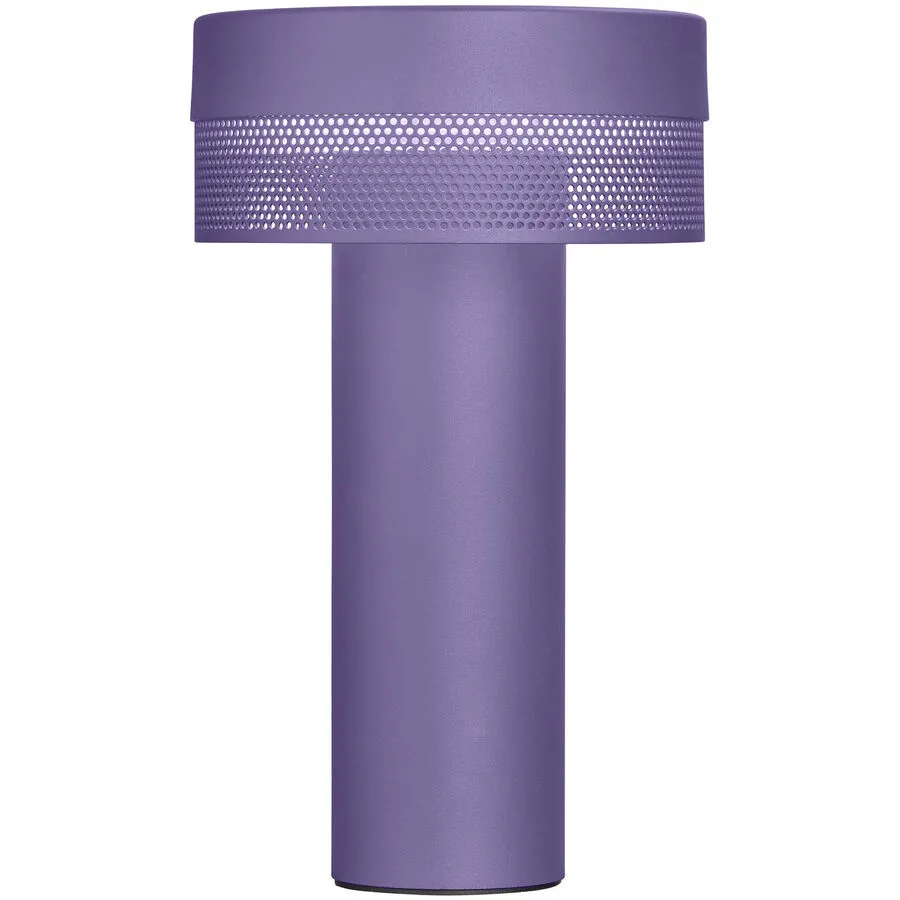 Tischlampe Mesh Lila Metall 14.5 cm 24 cm - Farbe: Violett - LED - Lichtfarbe: Extra warmweiss - LED Energiesparlampen