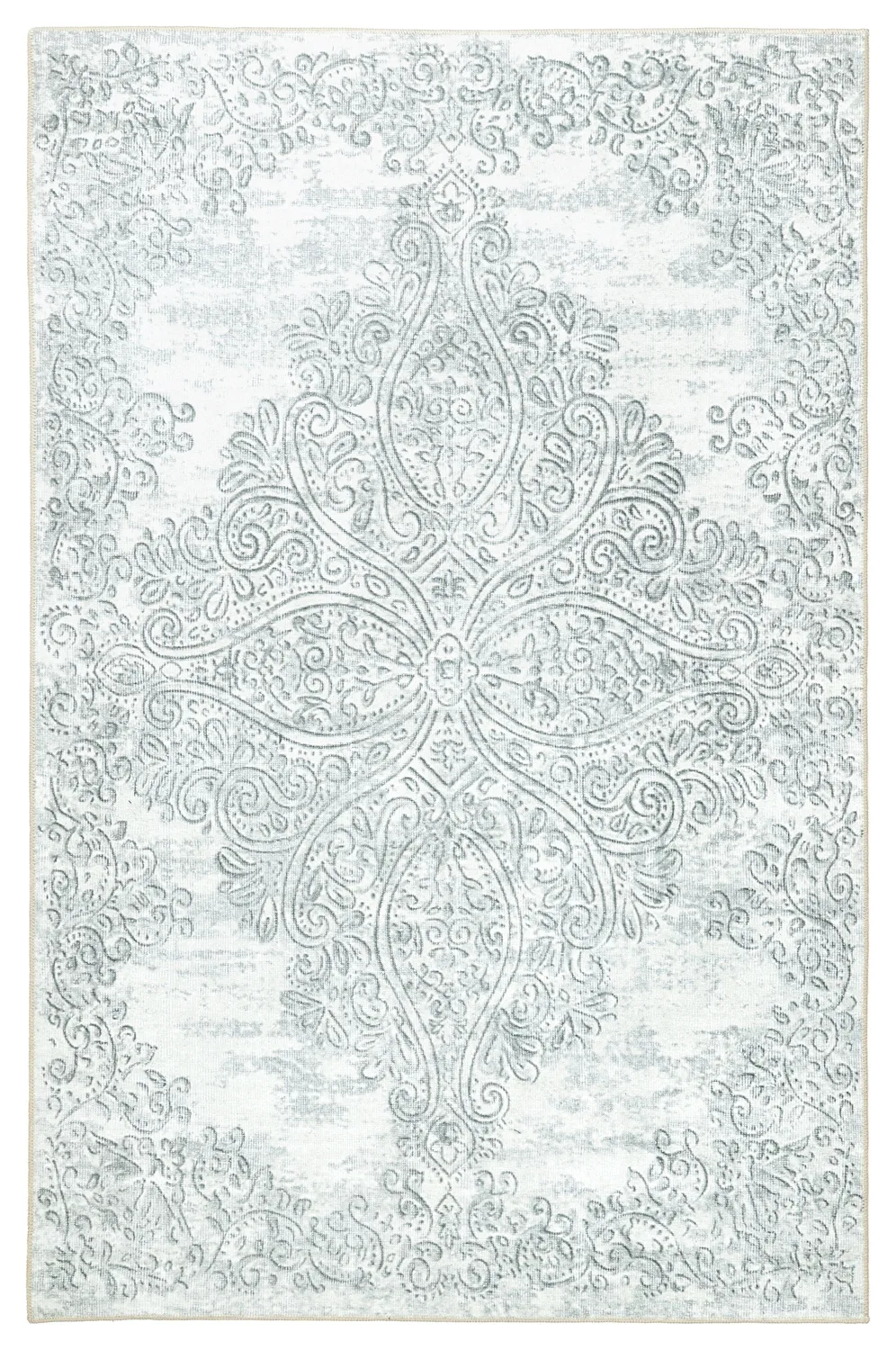 Flachgewebter Teppich - Valenza (greige) (Größe: 190 x 280 cm)