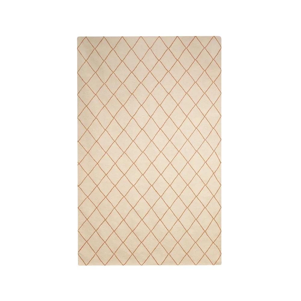 Chhatwal & Jonsson Diamond Teppich Off white/orange, 230 x 336cm