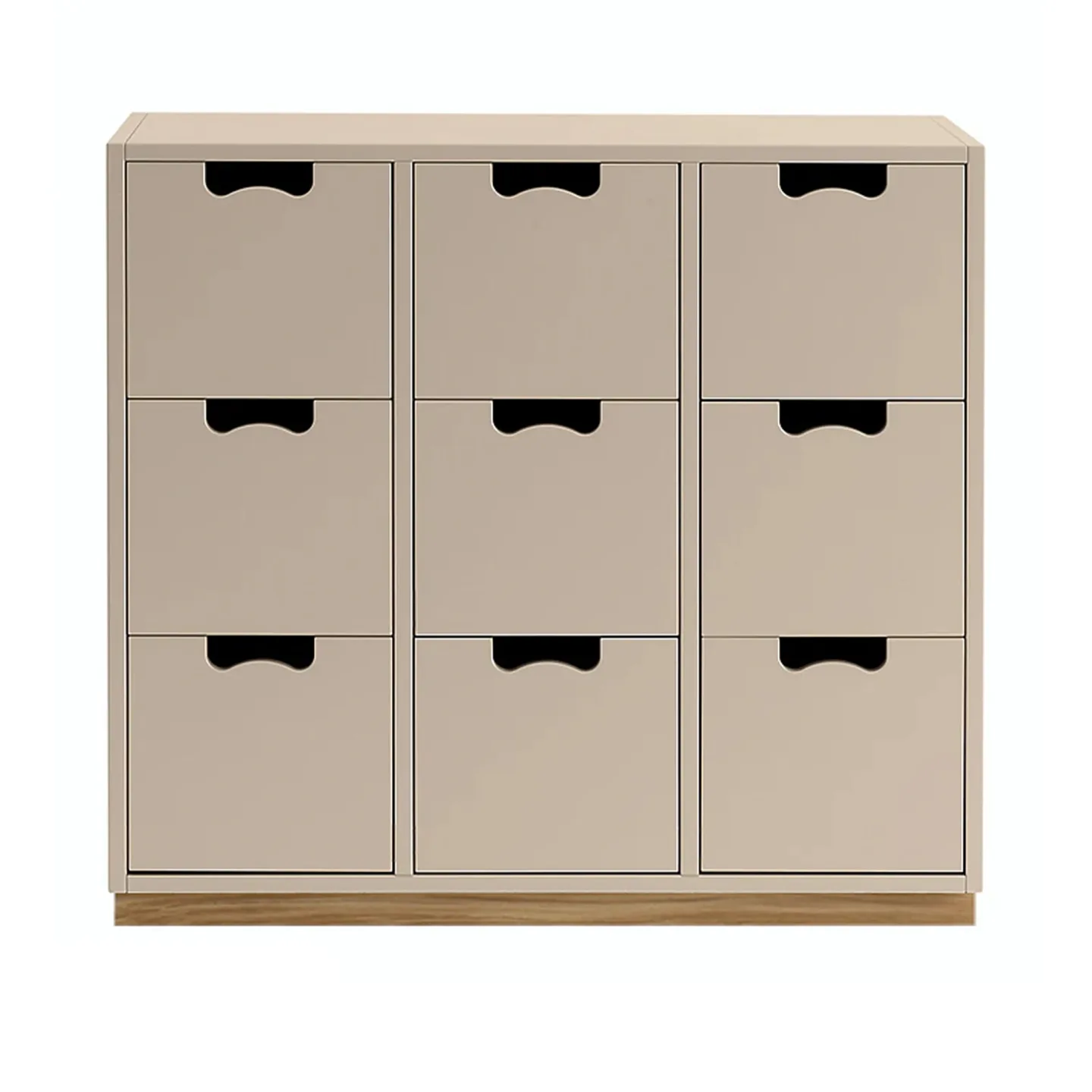 Asplund - Snow Drawer B3 - Dark Sand, Ek Sockel - Byråer - Thomas Sandell & Jonas Bohlin - Beige - Trä
