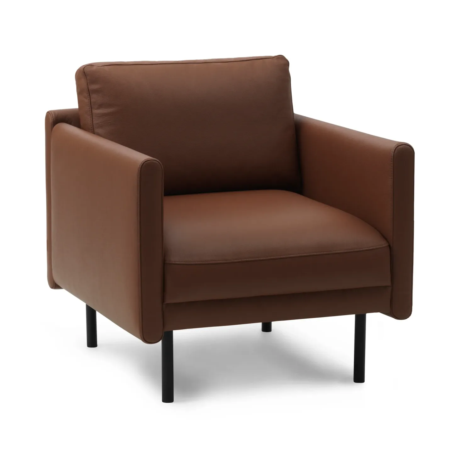Normann Copenhagen Rar fåtölj Omaha leather cognac
