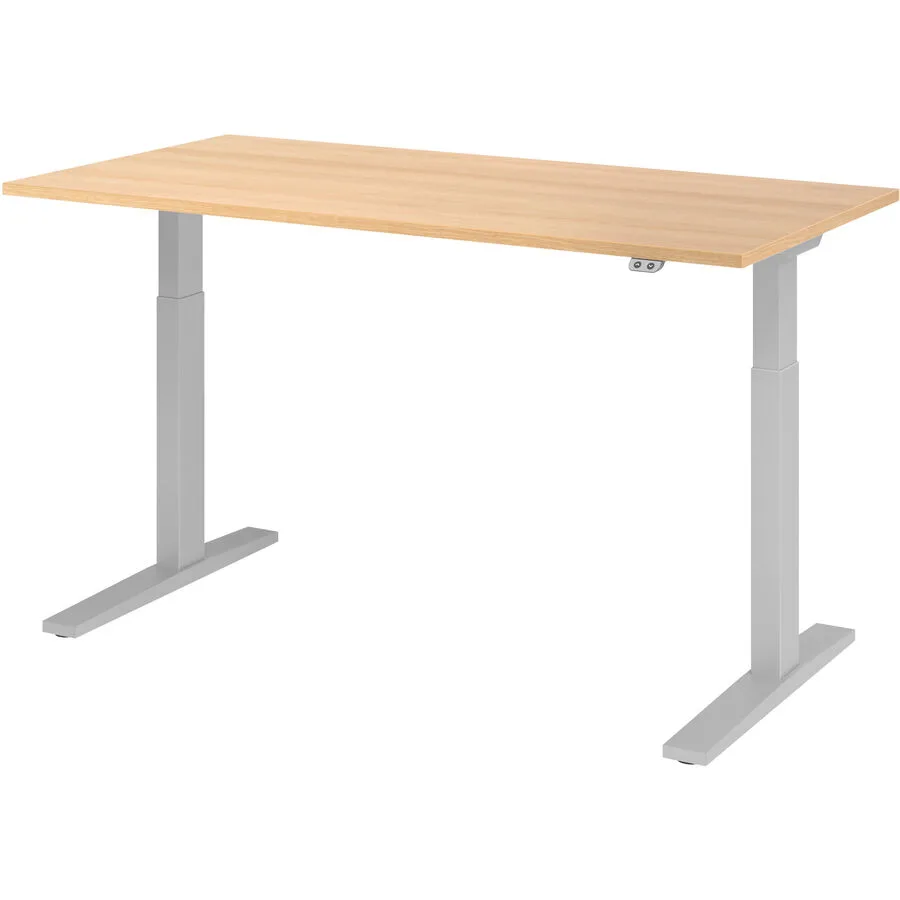Schreibtisch Office eiche Holzwerkstoff B 160 T 80 cm